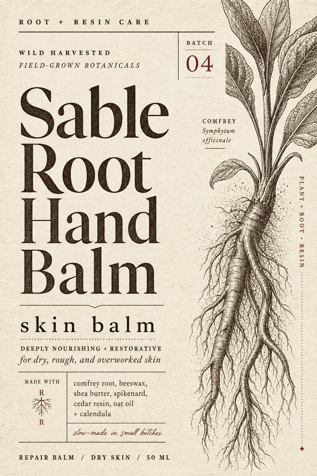 Sable Root Hand Balm