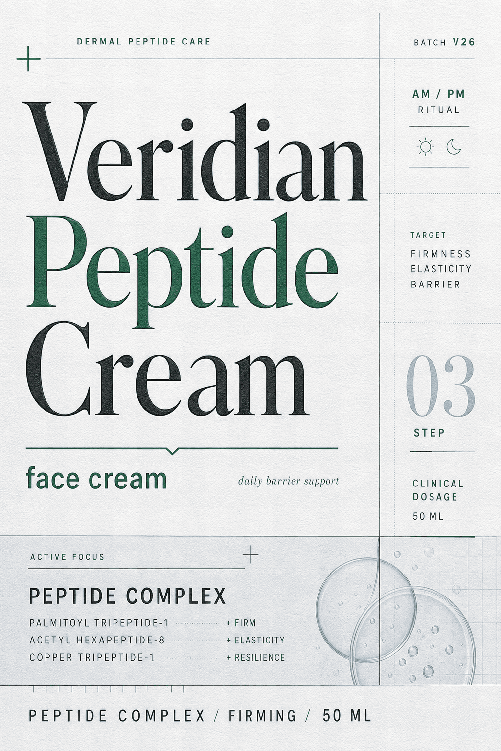 Veridian Peptide Cream