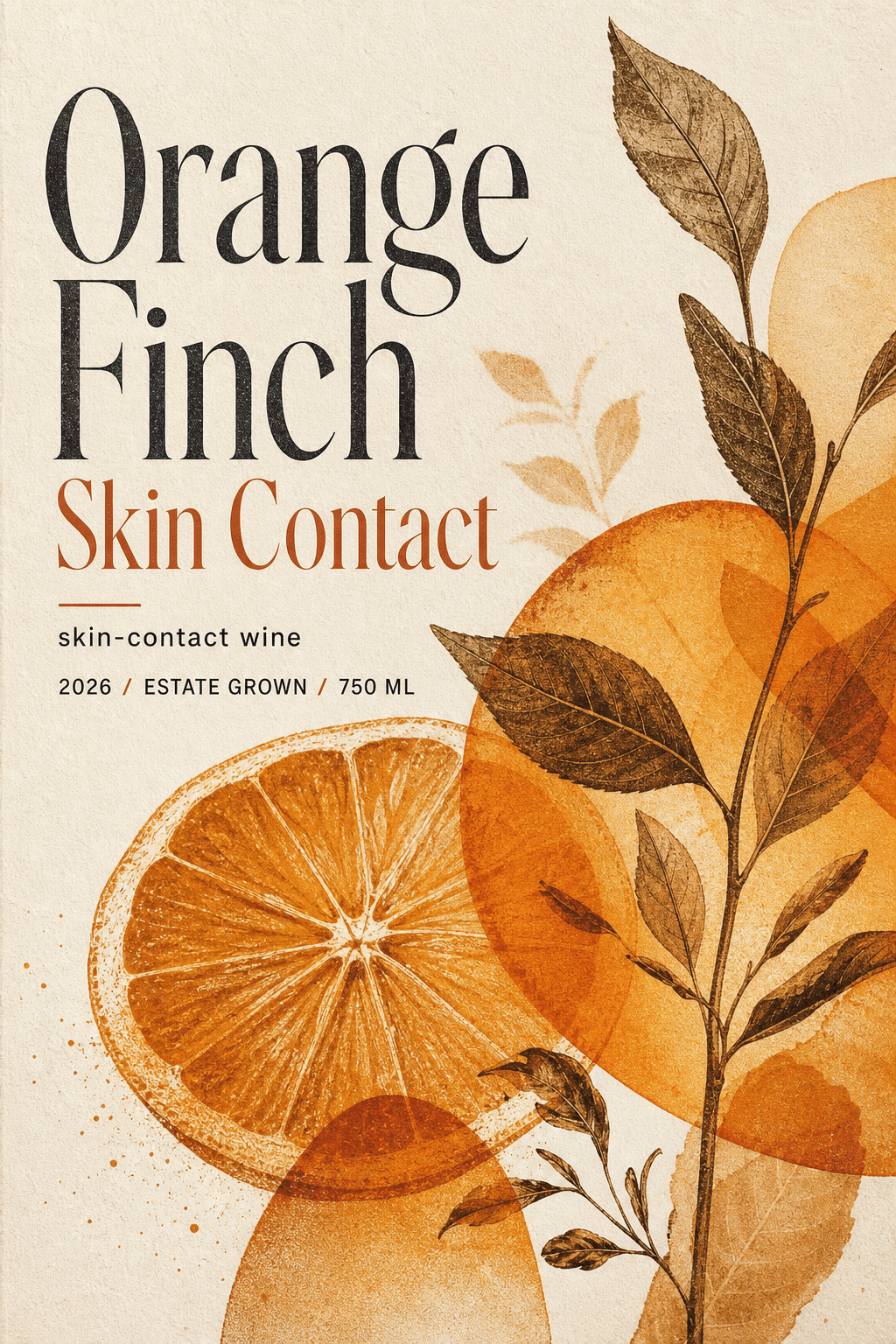 Orange Finch Skin Contact