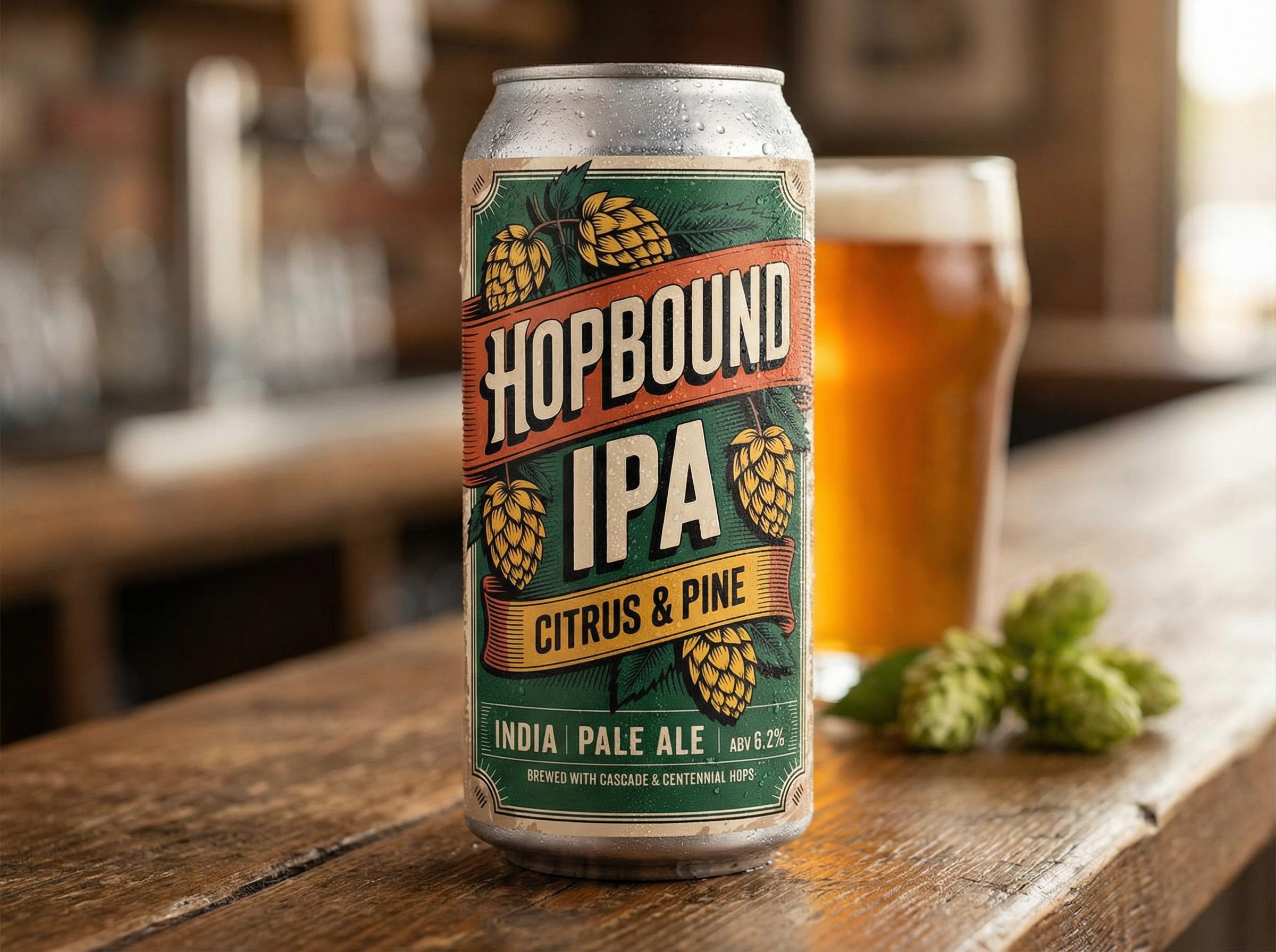 Beer label example