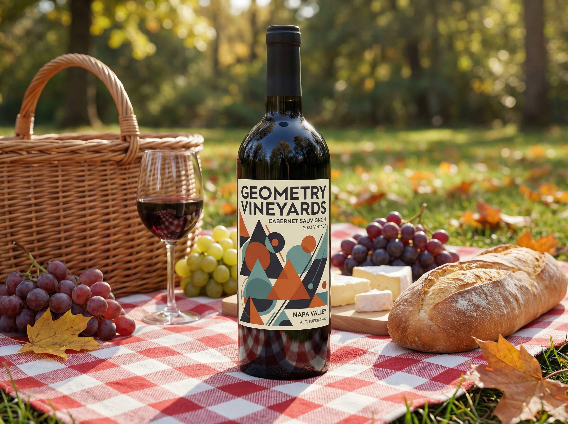 Wine label example
