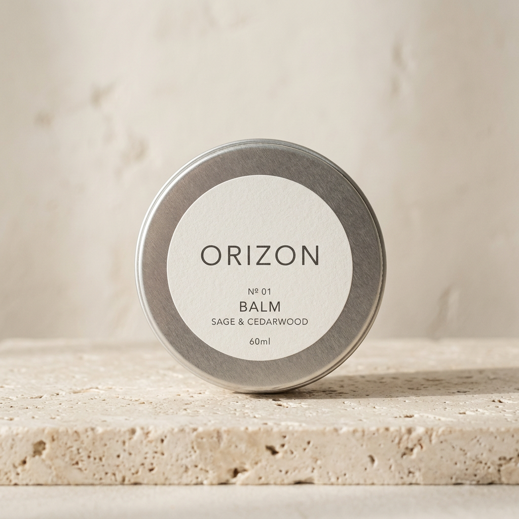 Balm & salve label example
