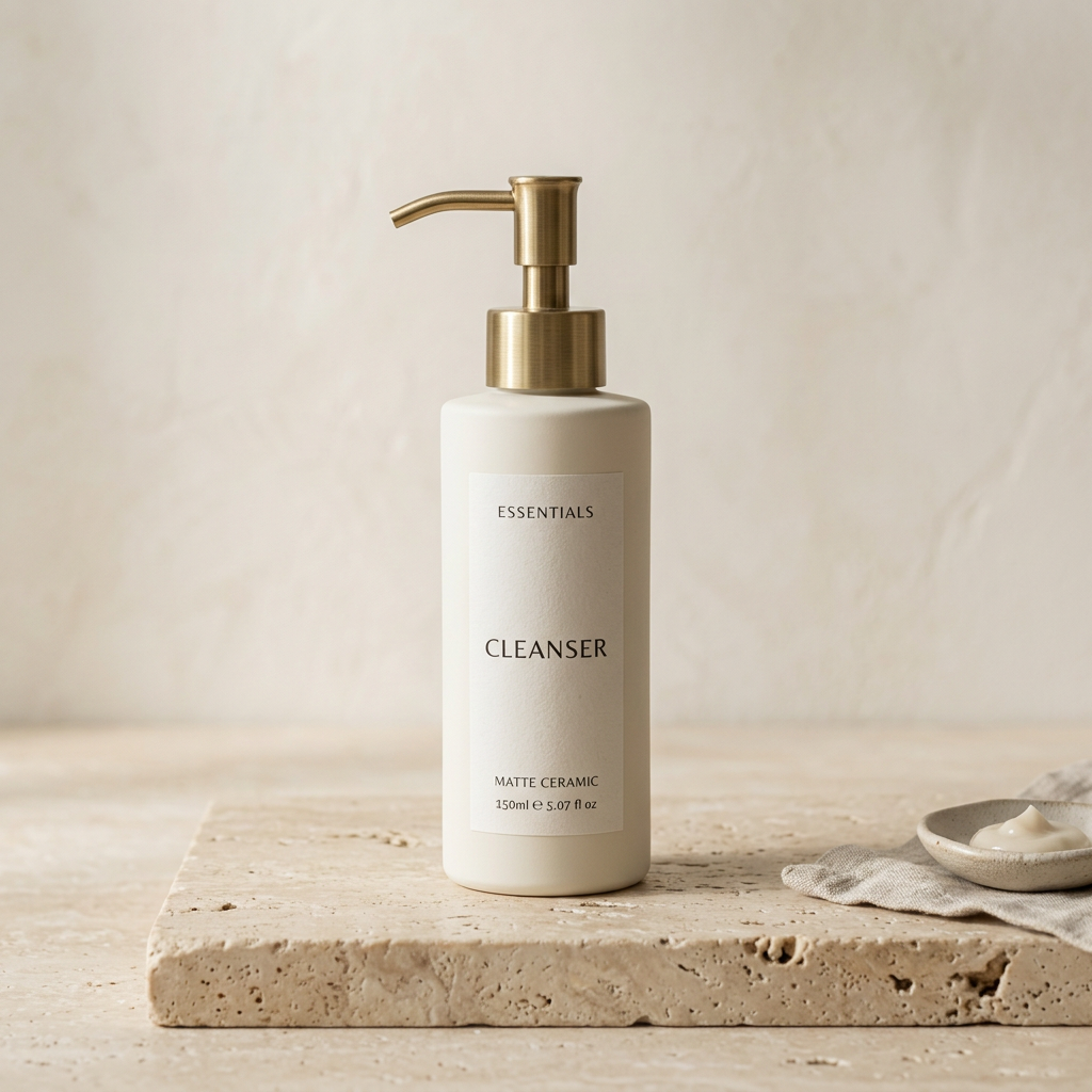 Cleanser label example