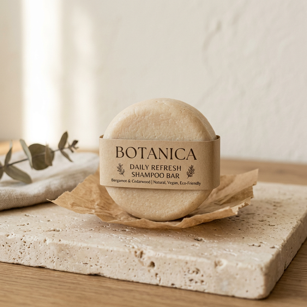 Shampoo bar label example