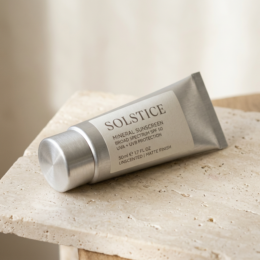 Sunscreen label example